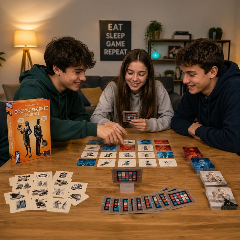 Juego de Mesa Código Secreto en Español para 2 a 8 Jugadores