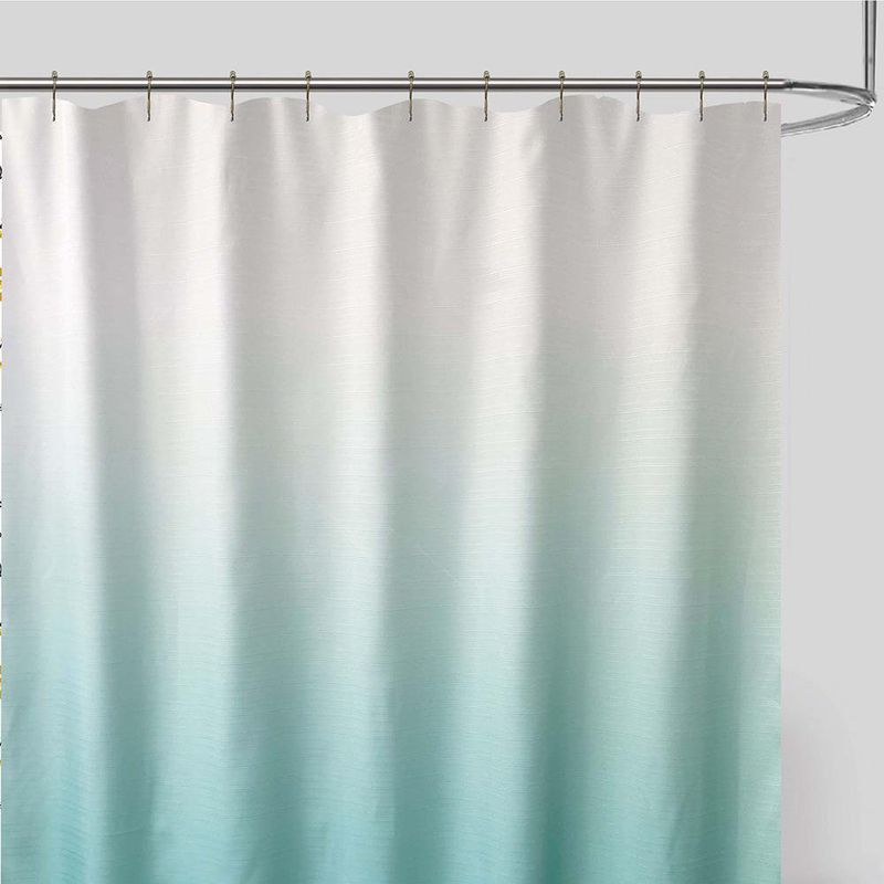 Cortina de Baño 183 x 178 cm Color Aqua