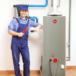 Calentador de Agua Eléctrico de Tanque 80 Galones Color Gris