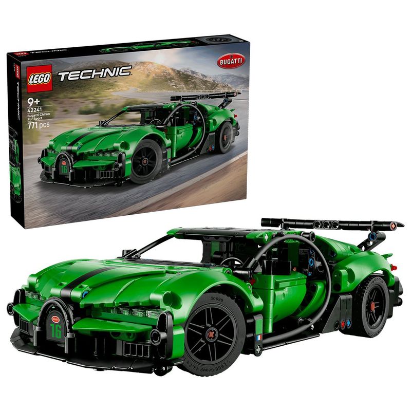 LEGO Technic Bugatti Chiron Pur Sport Verde #42241 de 771 Piezas