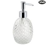 Set de 2 Piezas para Baño con Dispensador de Jabón y Vaso Porta Cepillos Colores Surtidos