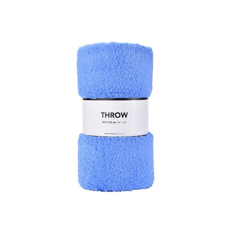 Throw Suave de 127 x 152 cm para Sillón o Cama Colores Surtidos