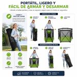 Corral de Juegos Infantil Plegable Hexagonal con Mochila de Transporte