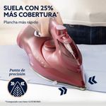 Plancha de Vapor AeroGlide S7200 con Suela Aeroceramic Color Rojo Oscuro