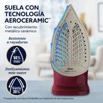 Plancha de Vapor AeroGlide S7200 con Suela Aeroceramic Color Rojo Oscuro