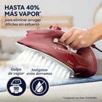 Plancha de Vapor AeroGlide S7200 con Suela Aeroceramic Color Rojo Oscuro