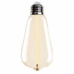 Foco LED ST64 Filamento Magnético Transparente Luz Cálida 2.5W E27