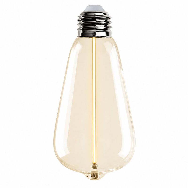 Foco LED ST64 Filamento Magnético Transparente Luz Cálida 2.5W E27