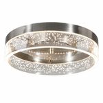 Plafón de Techo LED Decorativo Transparente Luz Cálida 20W 1650 lm 300 mm