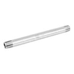Niple de Acero Galvanizado 1/2 x 8 plg para Instalaciones Hidráulicas