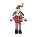 Perro Navideño Decorativo de Patas Largas 33 cm