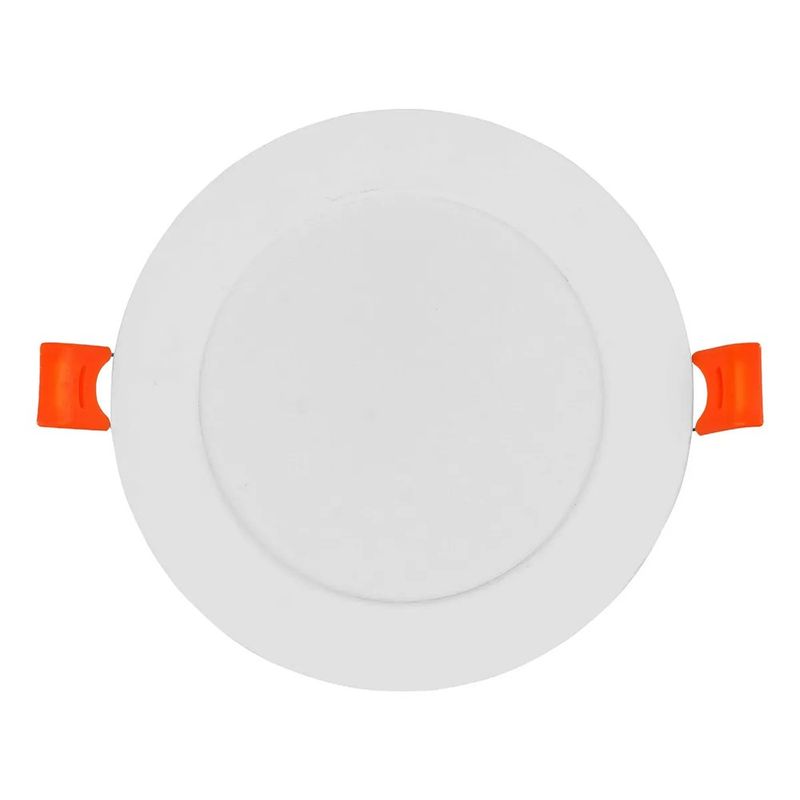 Panel LED Circular Empotrable de 6W con Luz de Día para Techo