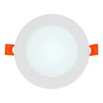 Panel LED Circular Empotrable de 6W con Luz de Día para Techo