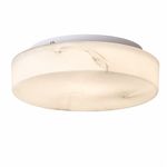 Plafón de Techo LED Decorativo Marmoleado Blanco Luz CCT Ajustable 27W 285 mm