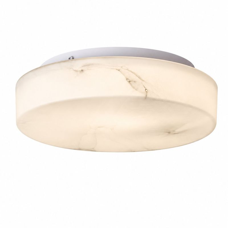 Plafón de Techo LED Decorativo Marmoleado Blanco Luz CCT Ajustable 27W 285 mm