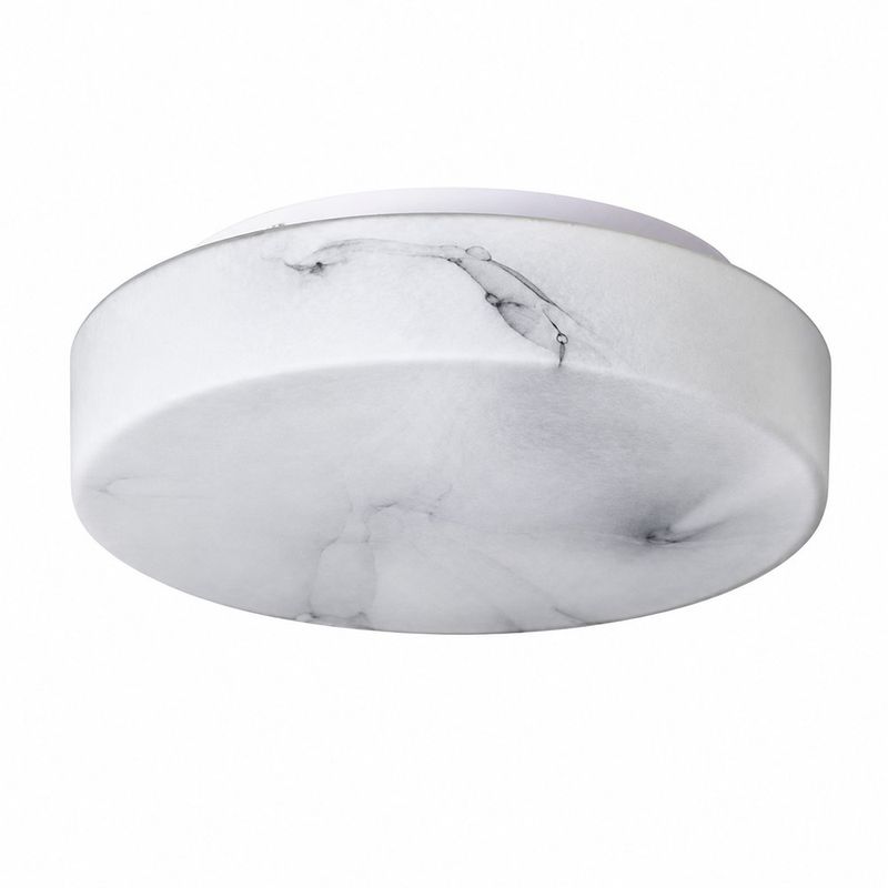 Plafón de Techo LED Decorativo Marmoleado Blanco Luz CCT Ajustable 27W 285 mm
