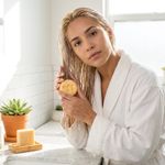 Set de Shampoo y Acondicionador Sólido con Manzanilla para Cabello Rubio