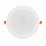 Panel LED Circular Empotrable de 18W con Luz Cálida para Techo
