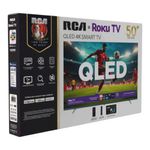Smart TV de 50" QLED 4K UHD con Roku TV