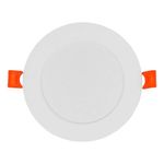 Panel LED Circular Empotrable de 6W con Luz Cálida para Techo