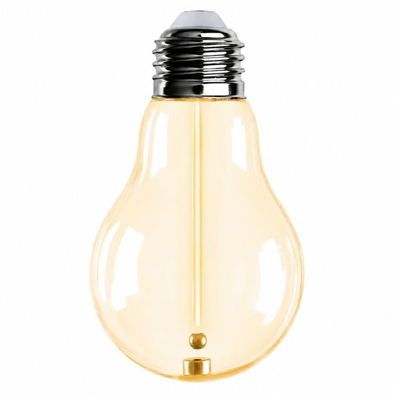 Foco LED A60 Filamento Magnético Transparente Luz Cálida 1.8W E27