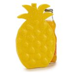 Bloque de Hielo Reutilizable Diseño Piña 20 x 13 cm Color Amarillo