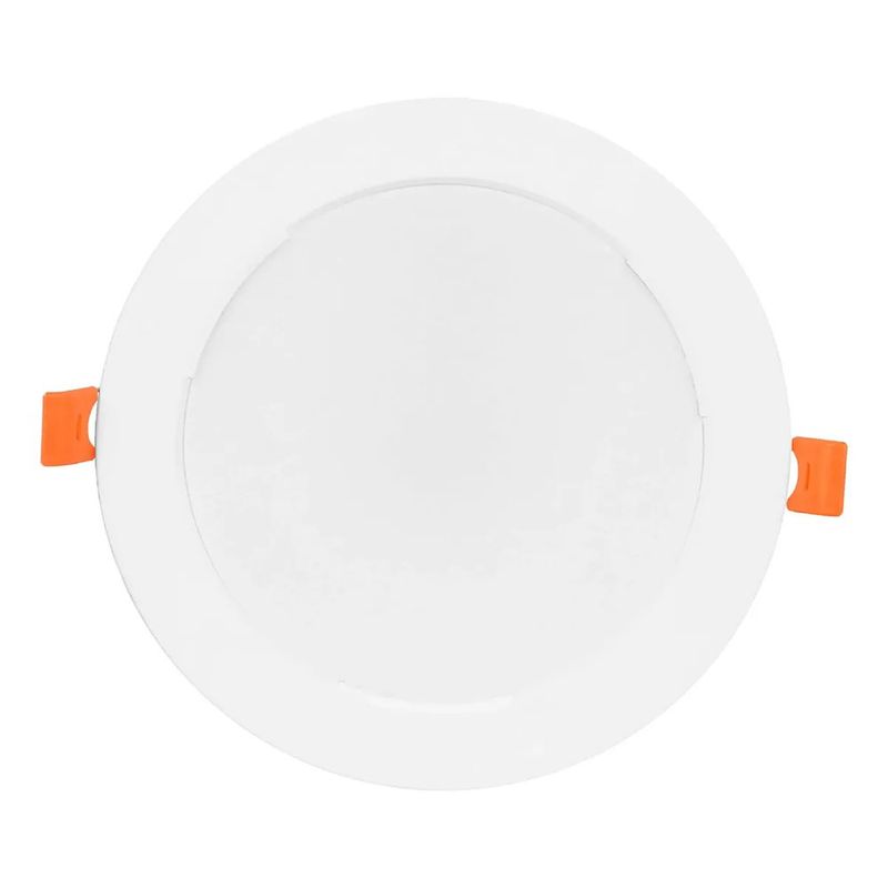 Panel LED Circular Empotrable de 12W con Luz de Día para Techo