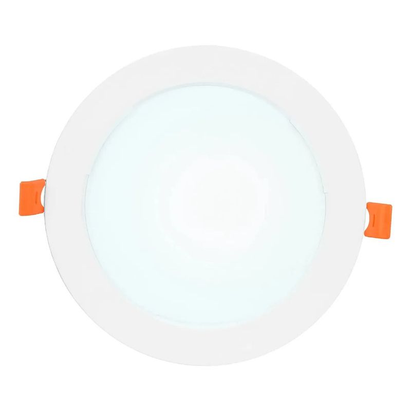 Panel LED Circular Empotrable de 12W con Luz de Día para Techo