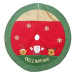 Falda para Árbol de Navidad con Santa Claus 101.5 cm