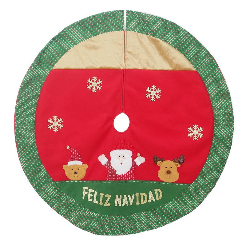 Falda para Árbol de Navidad con Santa Claus 101.5 cm