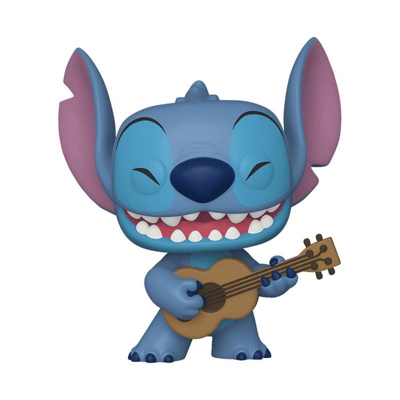 Funko Pop Disney Lilo & Stitch Stitch with Ukulele Coleccionable de Vinilo #1044