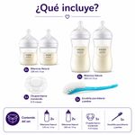 Set de Alimentación Natural Response con Válvula AirFree para Recién Nacido, 6 Piezas