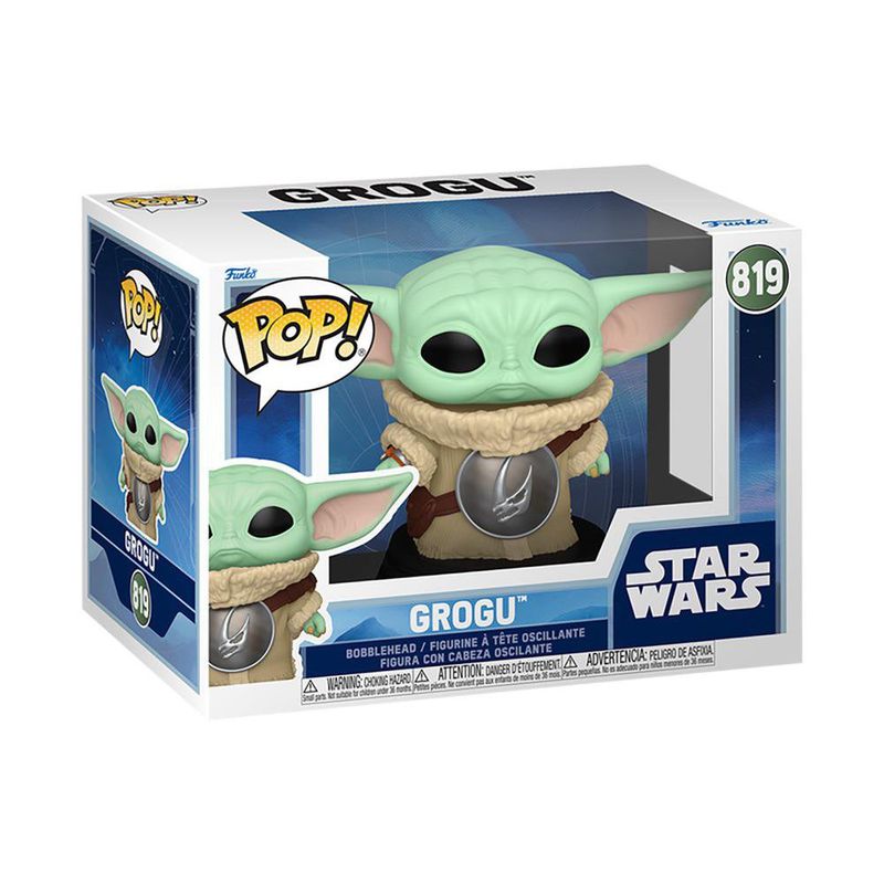 Funko Pop Star Wars Grogu with Mudhorn Chest Armor Coleccionable de Vinilo #819