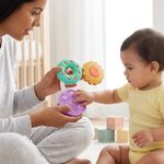 Trío de Juguetes Sensoriales para Bebé Curiosidad con Texturas y Colores