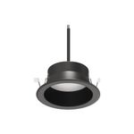 Lámpara Empotrable LED Downlight Negro Luz Cálida 3000K 1440 lm 20W