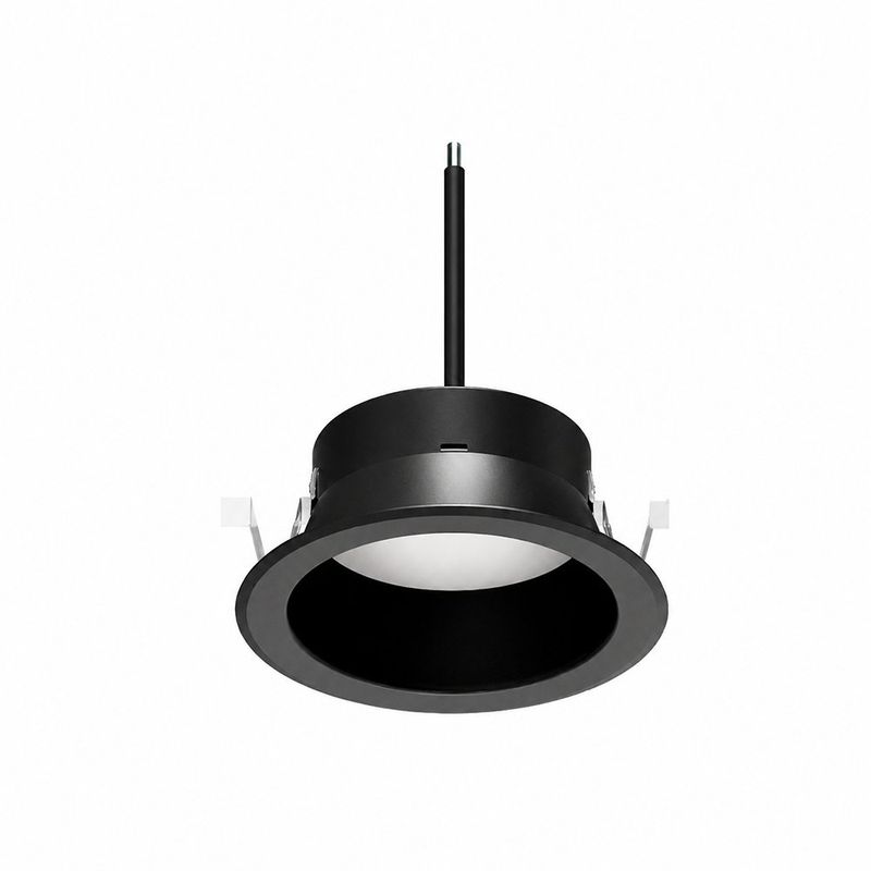 Lámpara Empotrable LED Downlight Negro Luz Cálida 3000K 1440 lm 20W