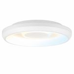 Plafón de Techo LED de Sobreponer Luz Blanca Ajustable Blanco 36W 485 mm 2300 lm