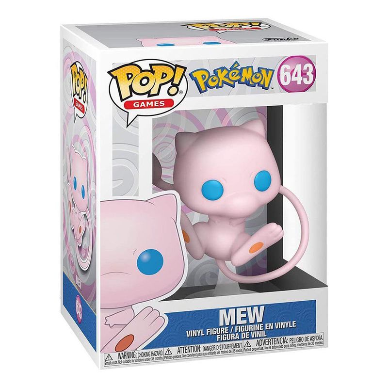 Funko Pop Games Pokémon Mew Coleccionable de Vinilo #645