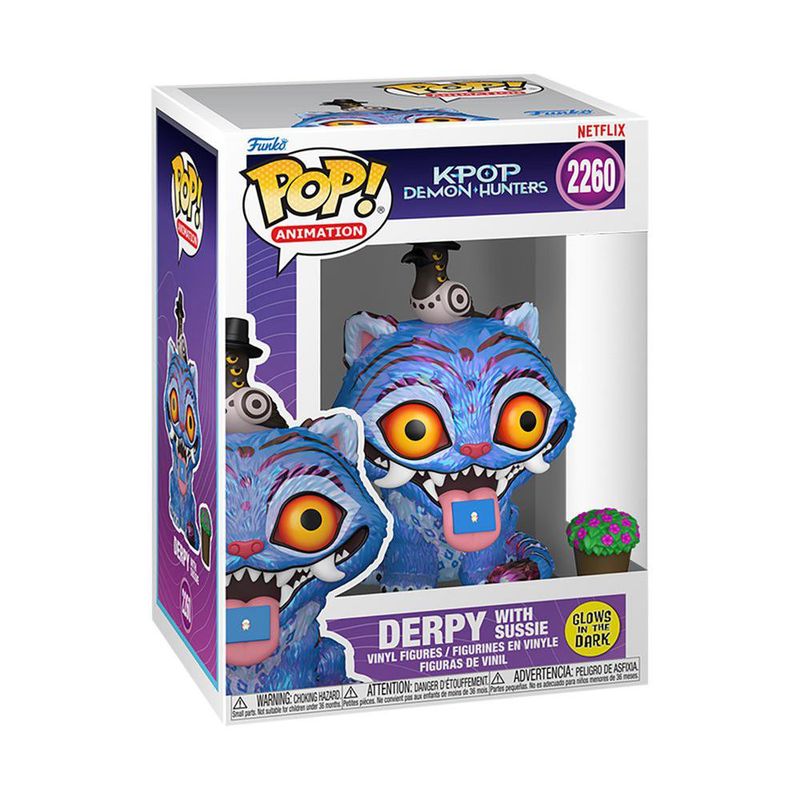 Funko Pop Animation KPop Demon Hunters Derpy with Sussie Glow de Vinilo #2260