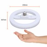 Plafón LED con Base E27 Blanco Luz de Día 22W 6500K 2200 lm