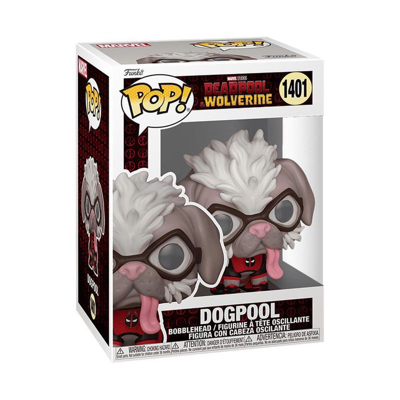 Funko Pop Marvel Deadpool & Wolverine Dogpool Coleccionable de Vinilo #1401
