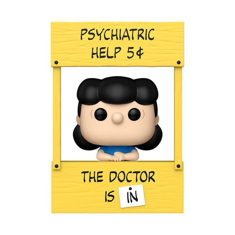 Funko Pop Plus Peanuts Lucy Psychiatric Booth Coleccionable de Vinilo #2095