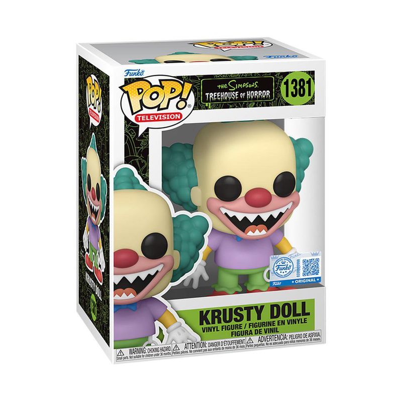 Funko Pop Television The Simpsons Krusty Doll Coleccionable de Vinilo #1381