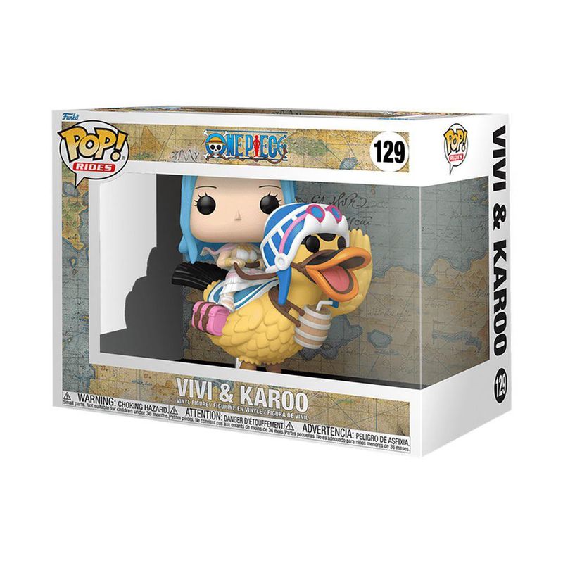 Funko Pop Rides Deluxe One Piece Vivi & Karoo Coleccionable de Vinilo #129