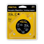 Escuadra Magnética para Soldar de 3 Plg 10 Kg para Ángulos 45°, 90° y 135°