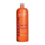 Set de Shampoo, Acondicionador y Spray Antifrizz de Keratina sin Sal 3 Piezas