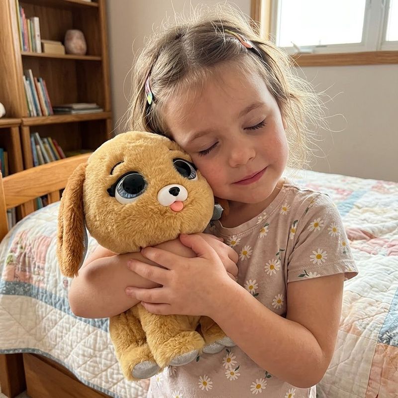 Peluche Interactivo de Cachorro con Ojos Grandes
