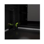 Gabinete de Pared Fijo de 6U en Color Negro