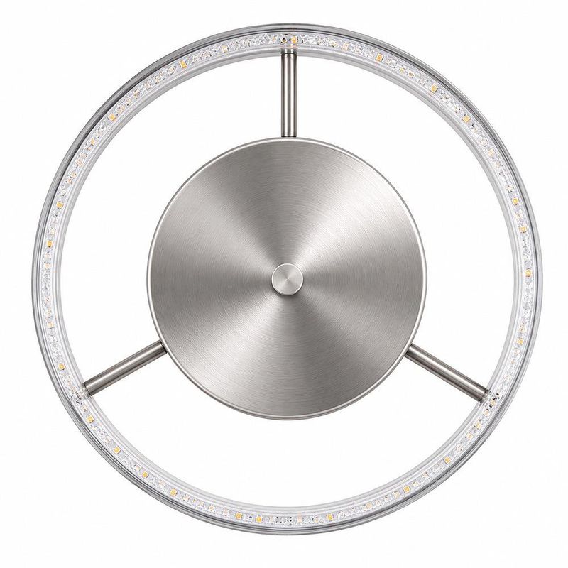 Plafón de Techo LED Decorativo Transparente Luz Cálida 20W 1650 lm 300 mm
