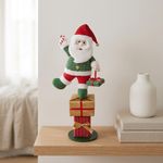 Figura Decorativa Navideña de Santa Claus con Regalos 60 cm